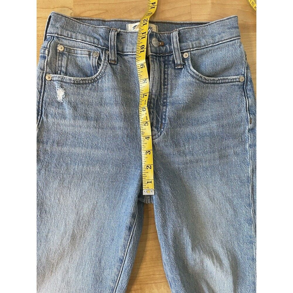 Madewell The Perfect Vintage Jean Ripped Knee Size 25 - Picture 9 of 12
